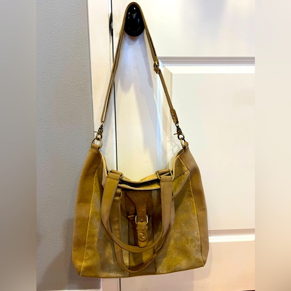 Canvas/Leather Tote Bag by Jesslyn Blake - Picture 3 of 6